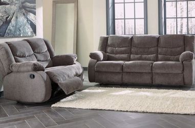 Reclining Loveseat and Couch Set