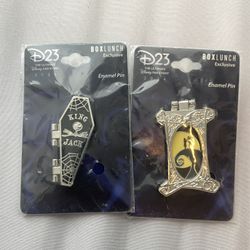 D23 Expo 2024 Box Lunch Exclusive Nightmare Before Christmas Pin Set 