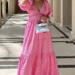 Zara embroidered Dress