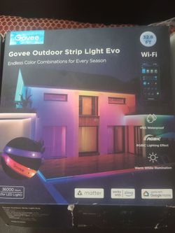 Govee outdoorstrip lights Evo/w wifi