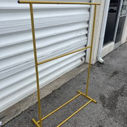 Rolling Two Cloth Basket Hamper Clothes Storage Rack!  33x16x33in