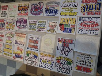 Cricket Heat Press Transfers For Children. 2 Boxes Containing 1200 Transfers, Sold Together Retail Value $1000