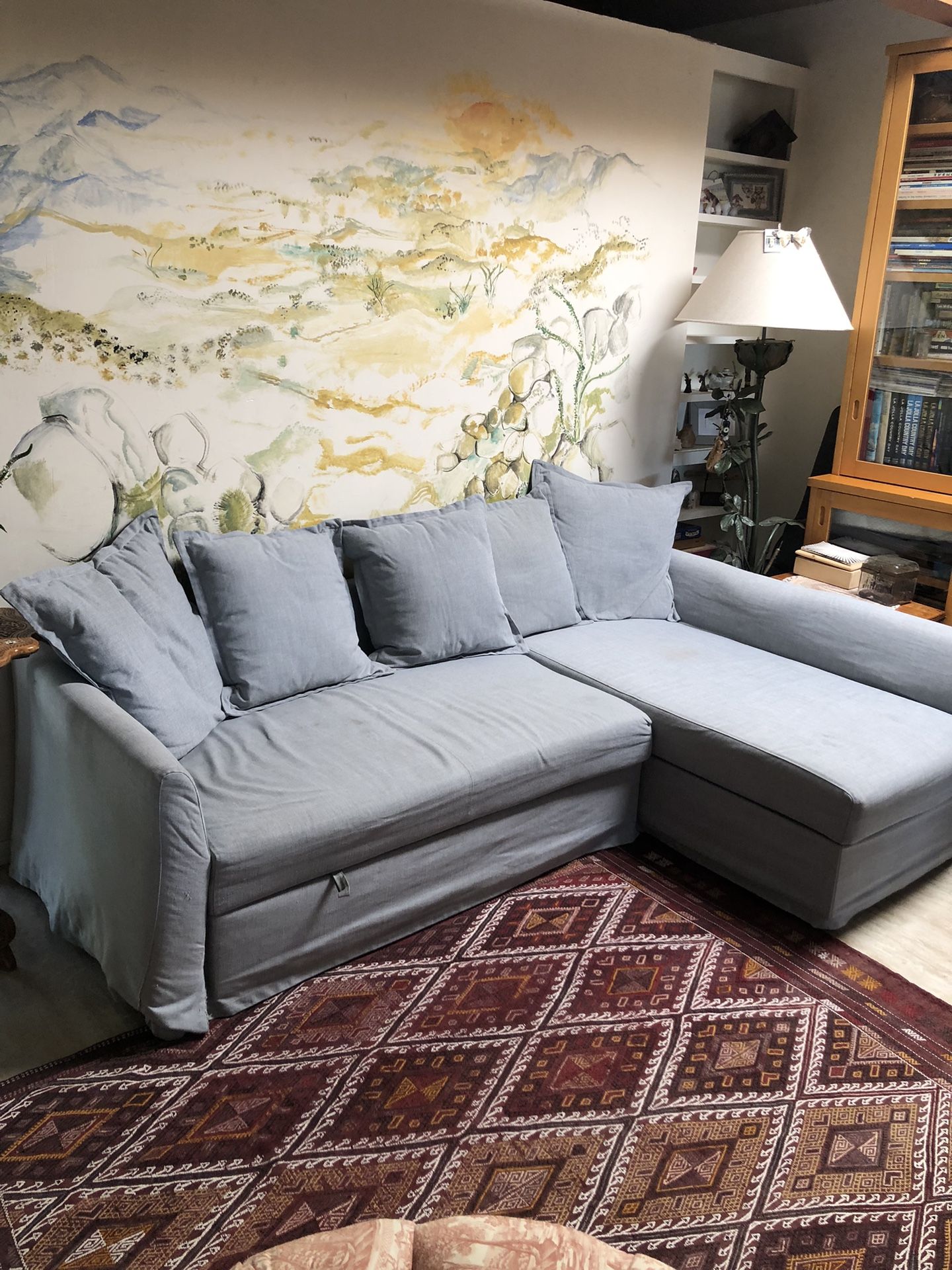 Ikea Holmsund Sleeper Sectional 3 Seater Couch
