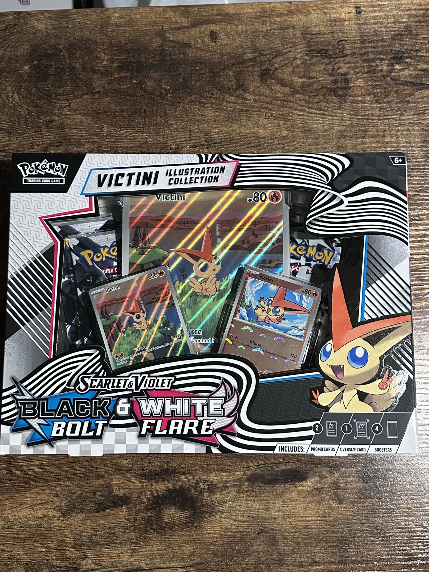 🔥NEW🔥Pokemon Black Bolt/White Flare - Unova Victini Illustration Collection