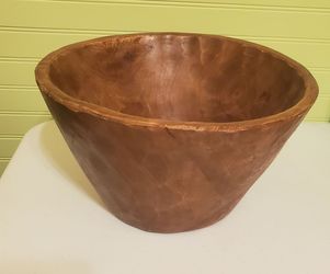 Large wood bowl from Down East