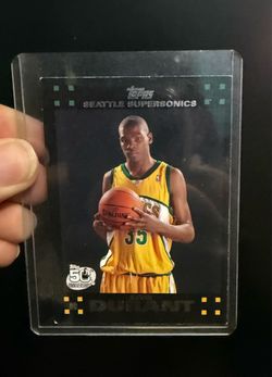 Kevin Durant 2007-08 SuperSonics topps card