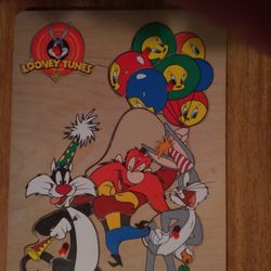 Vintage Looney Tunes Wooden Puzzle 
