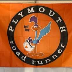 Plymouth Road Runner Wall Flag (3’x5’)