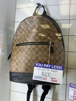 Coach F78756 NWT West Slim Backpack