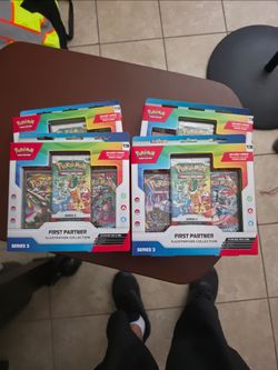 First Partner Series 3 Pokémon x 4 Available