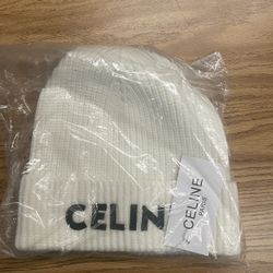 White Celine benie