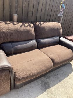 This Two Recliner Couch In Great Condition