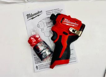 Milwaukee M12 3450-20 Brushless Impact Driver + 2.0Ah Battery NEW