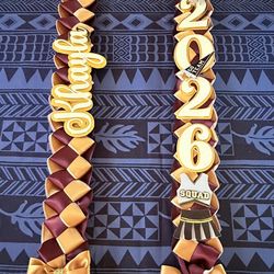 🎓 Custom Graduation Ribbon Lei 🎀
