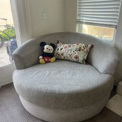 Swivel Chair- Oversized 56” Diameter 