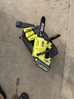 40V HP Brushless 12 in. Top Handle Battery Chainsaw with 4.0 Battery and Charger by RYOBI