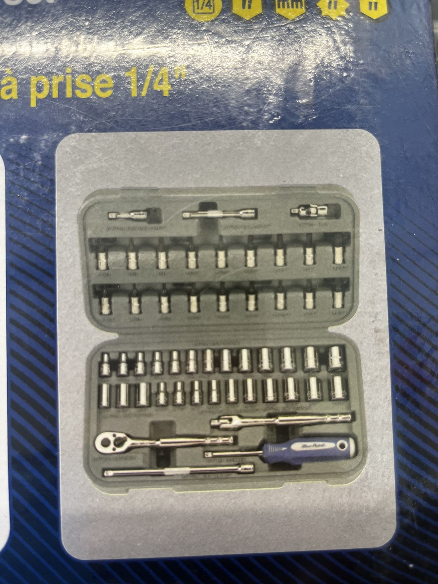 blue point torque screw tool box