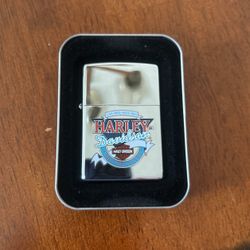 Zippo Harley Davidson 1997 Live Free Ride Free Chrome Lighter