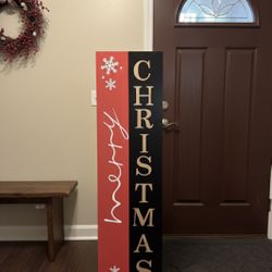 Christmas Welcome Sign