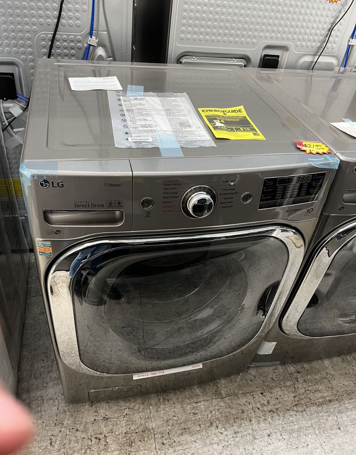 LG NEW WASHER AND ELECTRIC ⚡️ 220 DRYER / SMART CONNECT