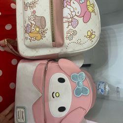 super cute pink my melody sanrio backpacks