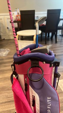 Top Flite Kids Golf Bag with random clubs