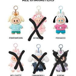 The Monsters Hello Kitty Series Pompompurin & Pochacco