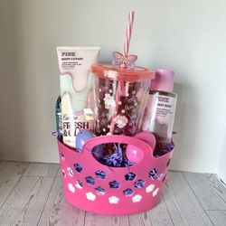 Hello Kitty Cup And Pink Lotion And Body Spray 