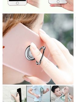 4 Pices Magnetic Finger Ring Holder 360 Rotatable Stand Bracket For Phone