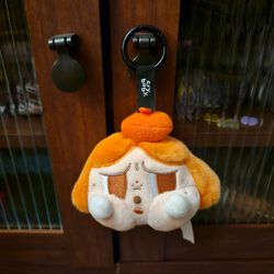 POP MART Orange Crybaby Plush Keychain