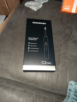 Kingheros Sonic Electric Toothbrush With 8 Replacement Brush Heads