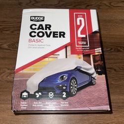 Budge Basic Car Cover, Lightweight, Breathable Indoor Car Protection, Size 2 for Small Vehicles 