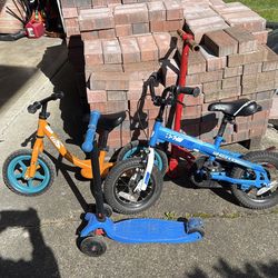 Kid bikes and Scooters Bundle