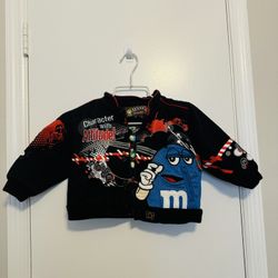 M&M’s ‘Character With Attitude’ Racing JH Design Jacket Nascar Rare Size 3T
