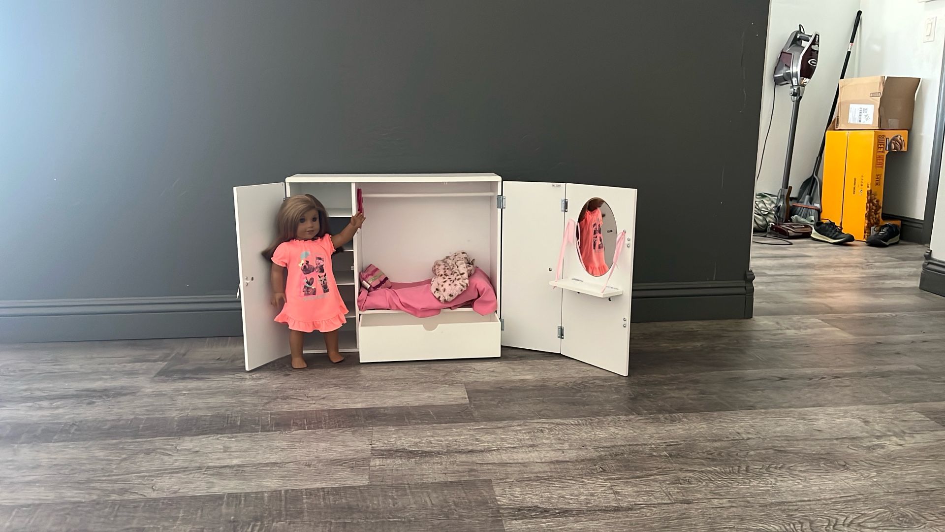 American Girl Doll and Closet Playset