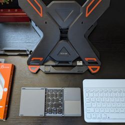 J5 Create, Two Wireless Keyboards, Stand With Phone Piece
