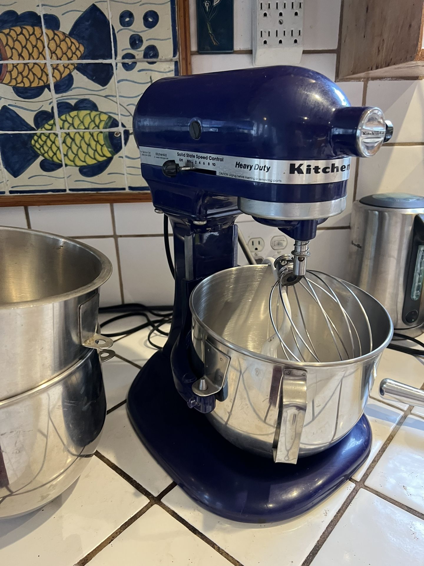 KITCHENAID Deluxe 4.5 Quart Tilt-Head Stand Mixer (Model: KSM97) for Sale  in Loma Linda, CA - OfferUp