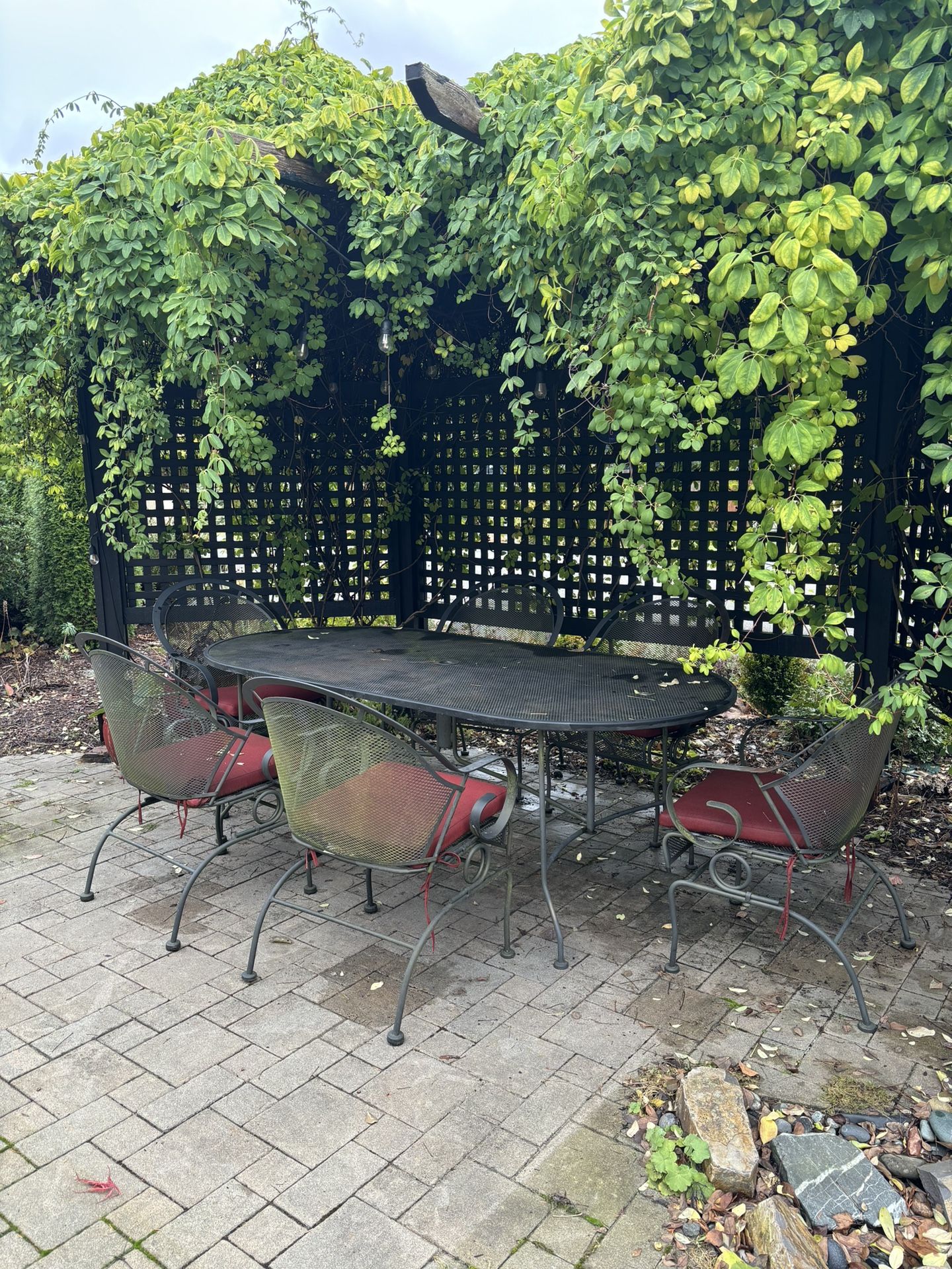 Outdoor Table And 6 Chairs