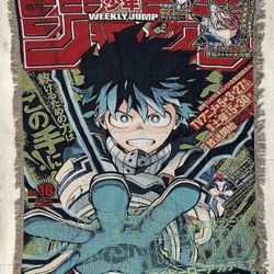My Hero Academia Woven Tapestry Throw Blanket Shonen Jump 16 Anime 50 W X 60 L