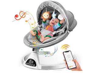 New Electric Baby Swing, Gray