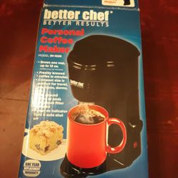 BETTER CHEF BETTER RESULTS PERSONAL COFFEE MAKER