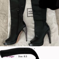 Open High Knees Boots 