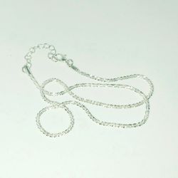 Delicate Sparkling Chain Necklace