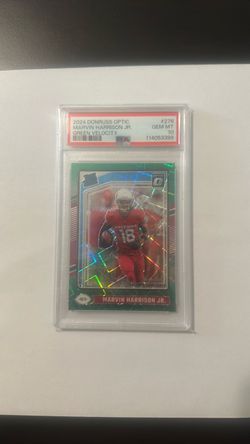 Marvin Harrison Rated rookie green Velocity psa 10