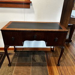 Solid Wood Antique Desk/ Sideboard