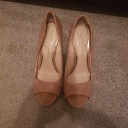 Nude Wedges 7.5 New