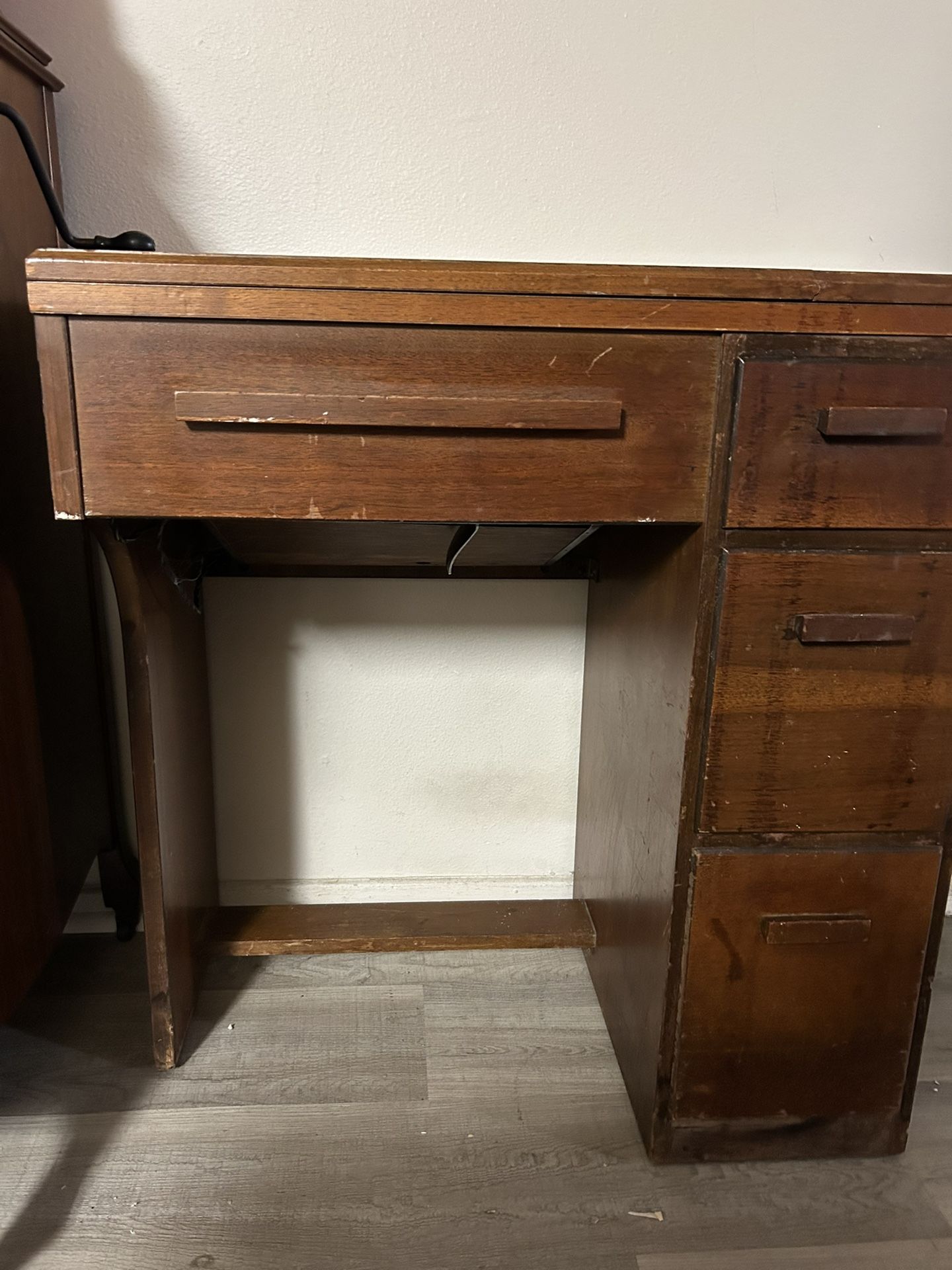 Antique Desk Kenmore Sewing Machine