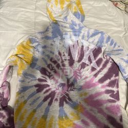 Pink Tie Dye Hoodie Women