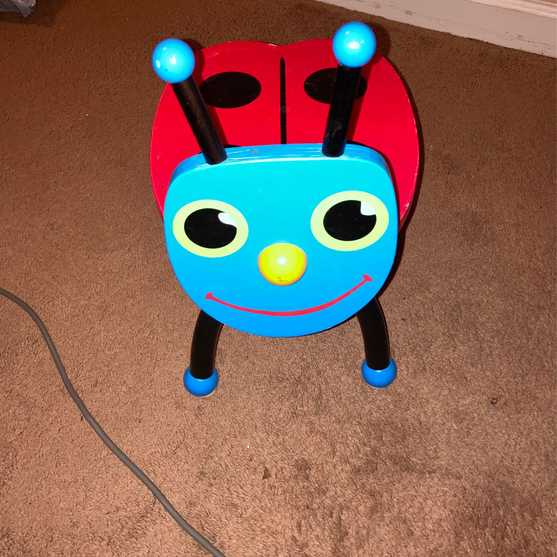 Lady Bug Step Stool For Baby / Till Child