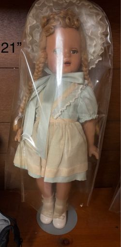 Effanbee Vintage 21" Girl Doll with Blonde Braids
